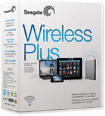  Внешний жесткий диск SEAGATE Wireless Plus 1TB 
